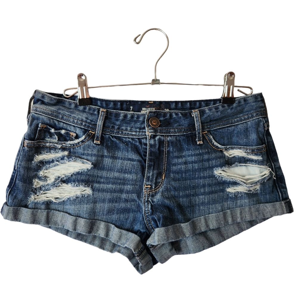 Hollister Blue Jean Shorts